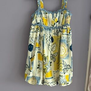 Live 4 Truth Yellow and Blue Midi Dress